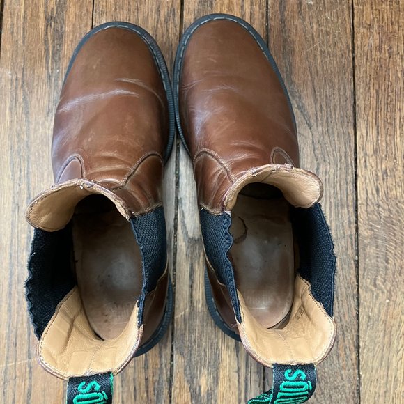 Solovair Classic Brown Chelsea Boots "Gaucho Crazy Horse Dealer" size UK 6 US 8 - Picture 6 of 11